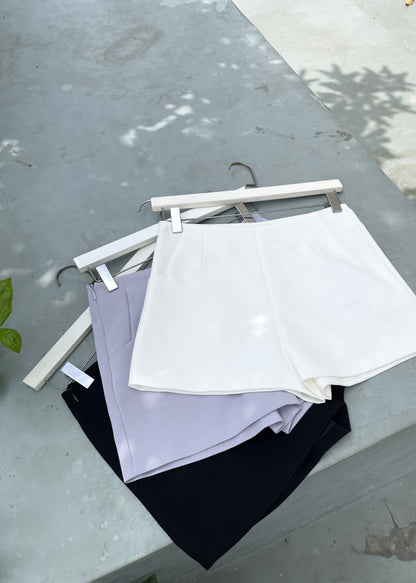 CHLOE HIGHWAIST SHORT IN WHITE/BLACK/BLUE