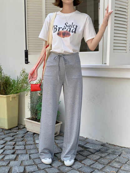 SARAH TROUSERS IN WHITE/BLACK/GREY