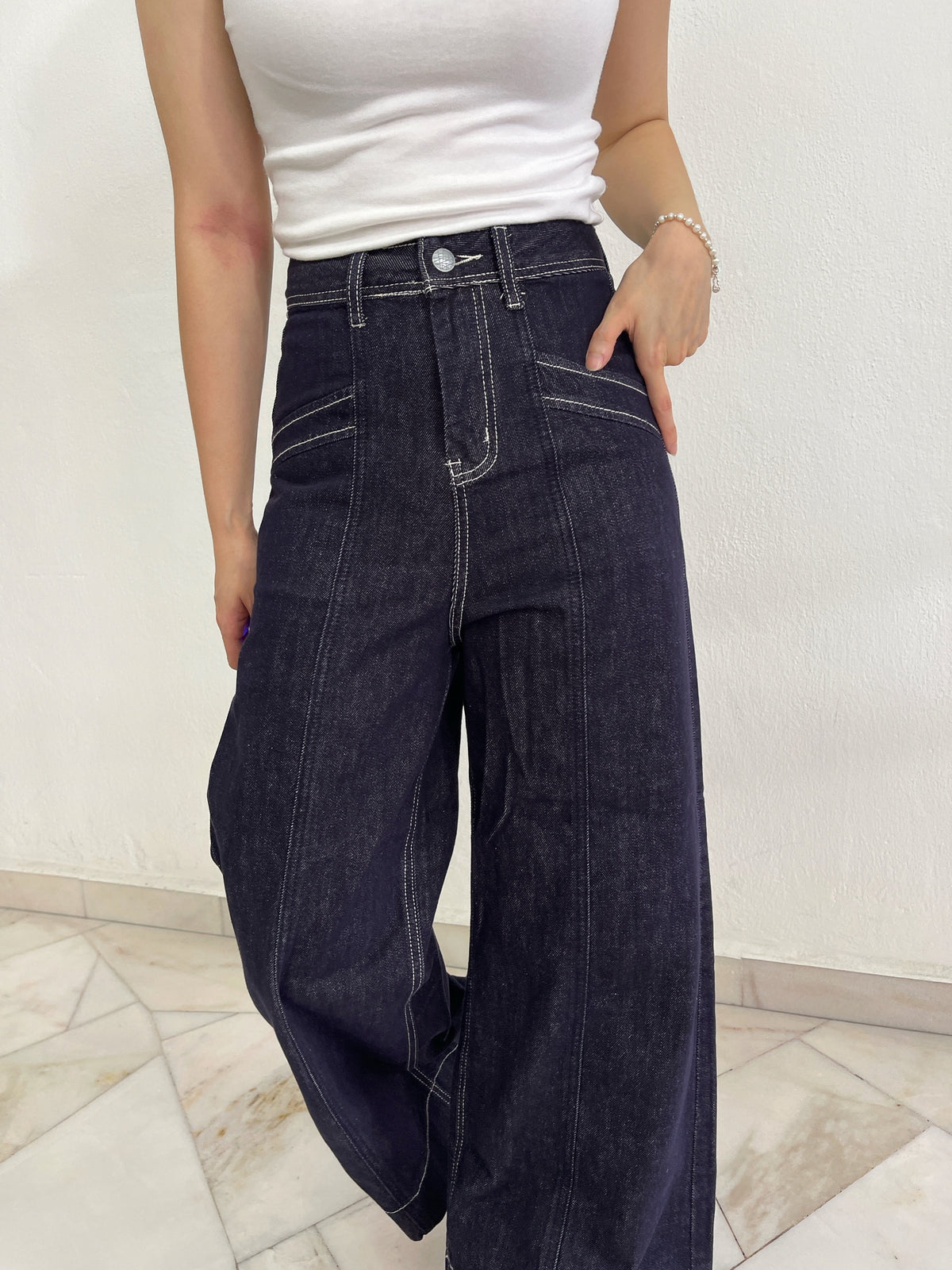 ZOEY DENIM JEANS IN DARK BLUE