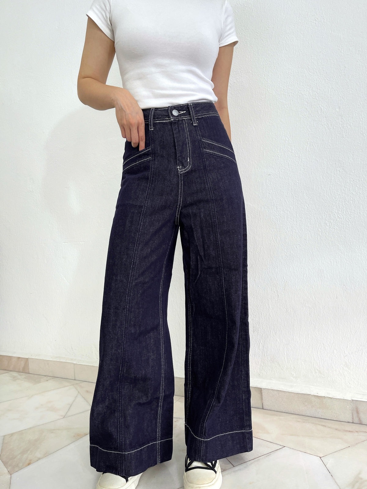 ZOEY DENIM JEANS IN DARK BLUE