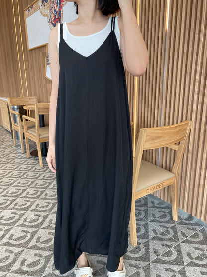 HELEN DRESS IN GREY/BLACK