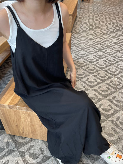 HELEN DRESS IN GREY/BLACK