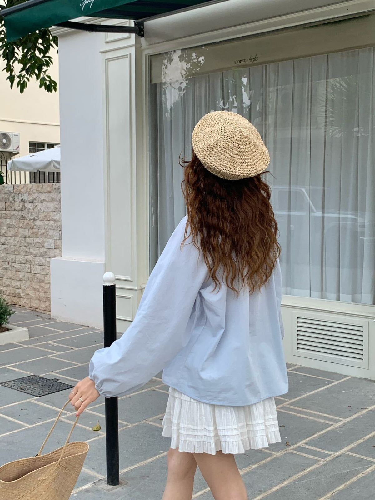 JOJO BLOUSE TOP IN BLUE
