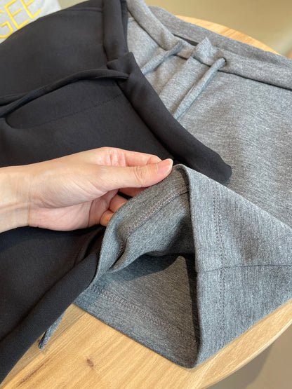 TEDDY HIGHWAIST SHORT IN GREY/BLACK