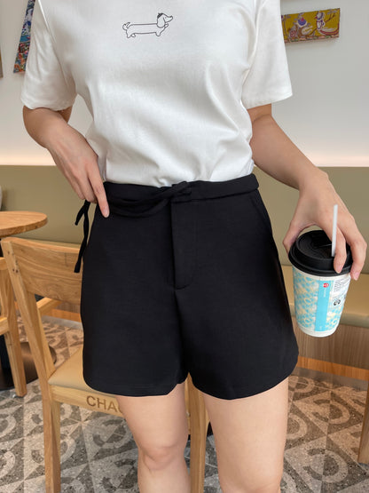 TEDDY HIGHWAIST SHORT IN GREY/BLACK