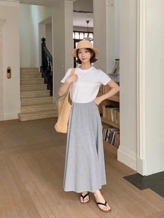 DODO HIGHWAIST SKIRT IN GREY/BLACK