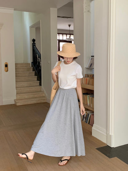 DODO HIGHWAIST SKIRT IN GREY/BLACK