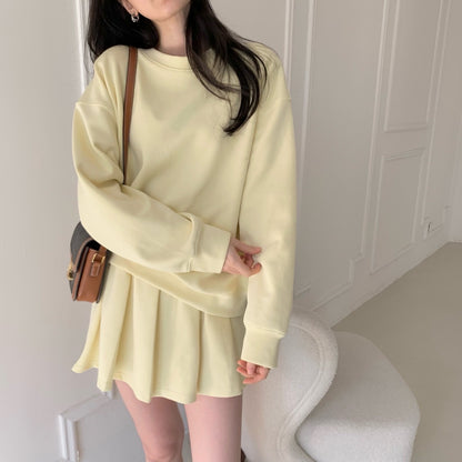 IA SWEATER SET IN YELLOW/GREY/BLUE