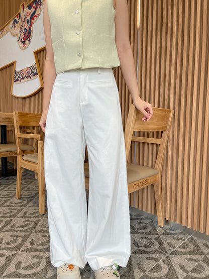 POLLY TROUSERS IN WHITE/GREY