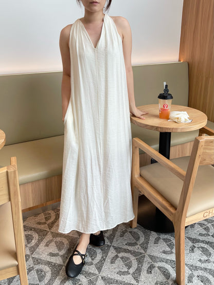 KARA DRESS IN BLACK/CREAM