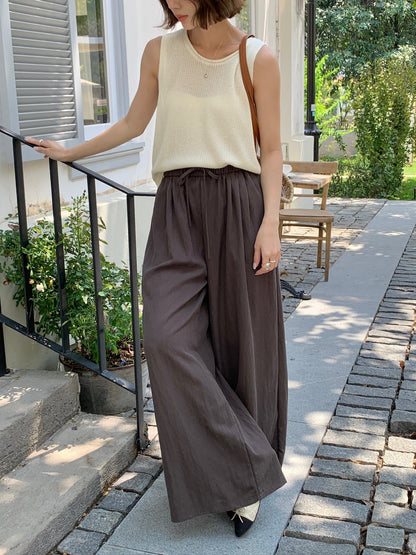 KONICO TROUSERS IN BEIGE/BROWN