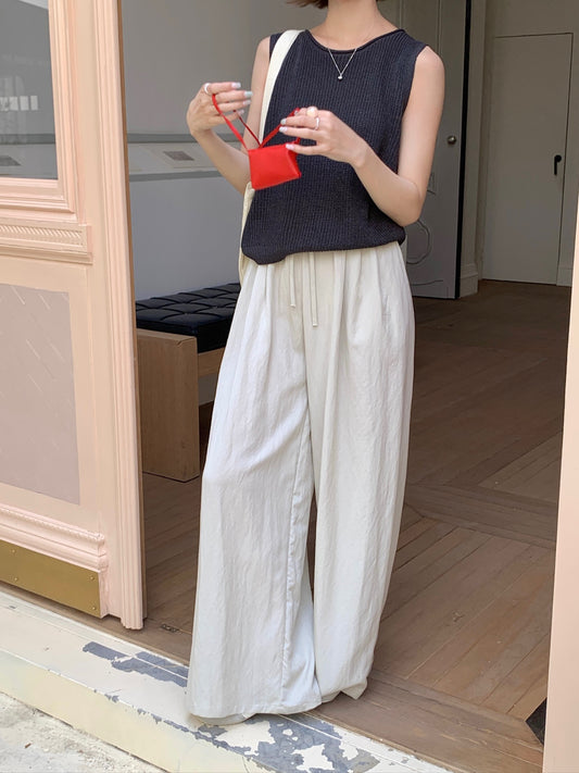 KONICO TROUSERS IN BEIGE/BROWN