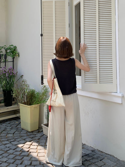 KONICO TROUSERS IN BEIGE/BROWN