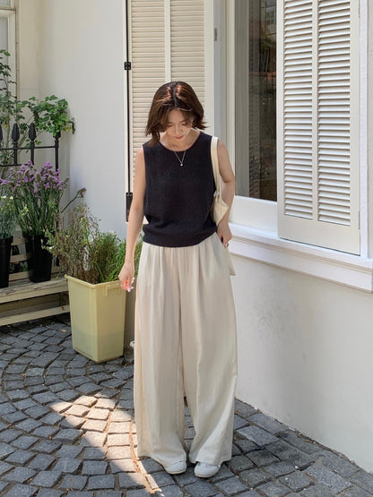 KONICO TROUSERS IN BEIGE/BROWN