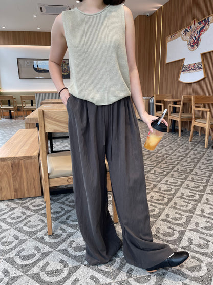 KONICO TROUSERS IN BEIGE/BROWN