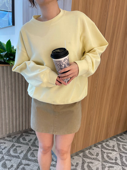 MAVA HIGHWAIST SKIRT IN KHAKI