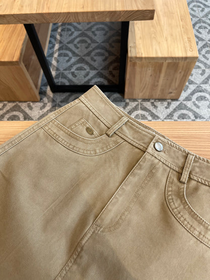 MAVA HIGHWAIST SKIRT IN KHAKI