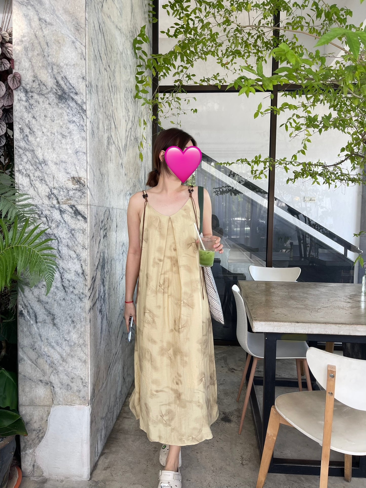 JOLLY DRESS IN YELLOW/GREEN