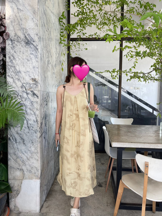 JOLLY DRESS IN YELLOW/GREEN