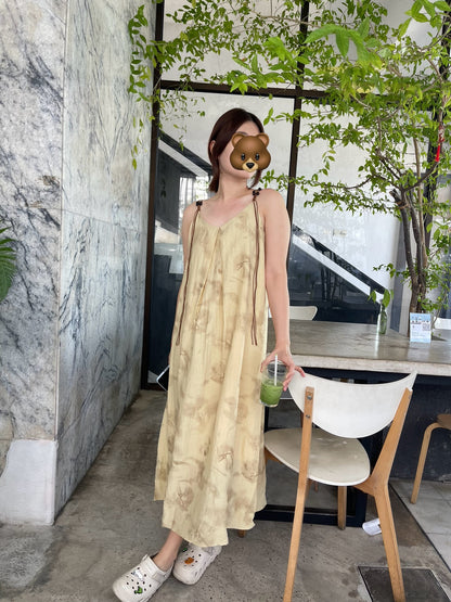 JOLLY DRESS IN YELLOW/GREEN