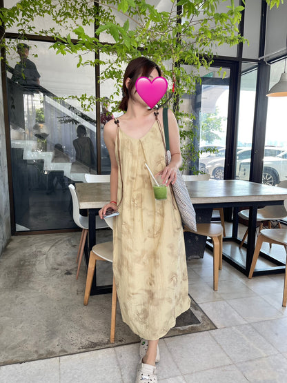JOLLY DRESS IN YELLOW/GREEN