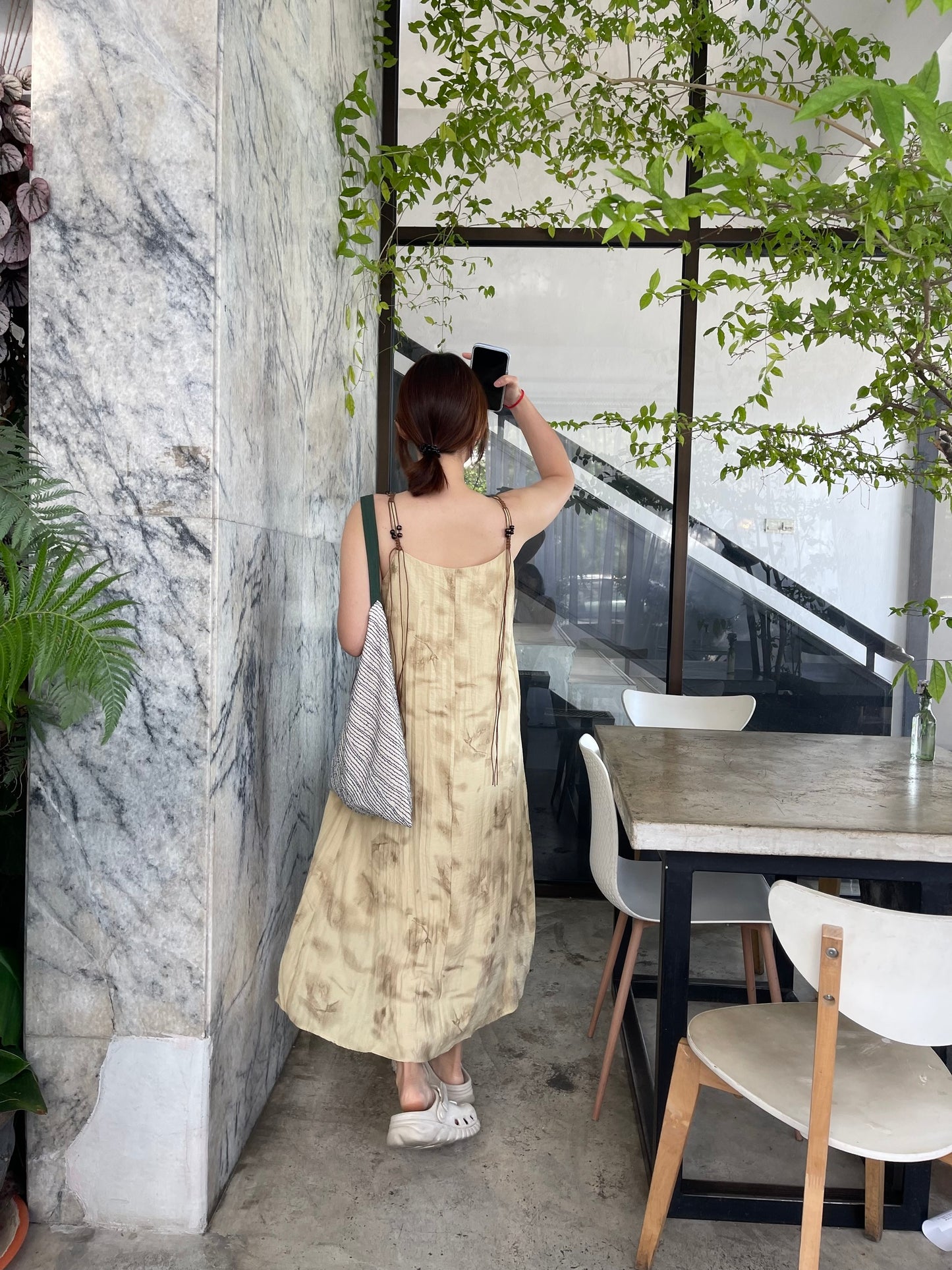 JOLLY DRESS IN YELLOW/GREEN