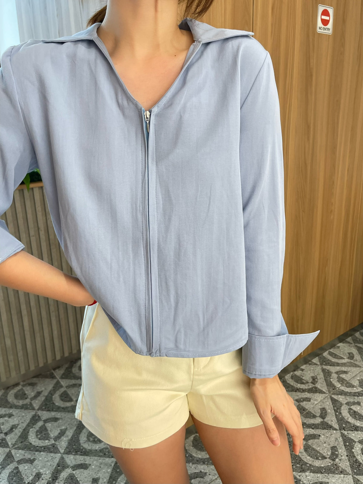 VIVI BLOUSE TOP(PLAIN)