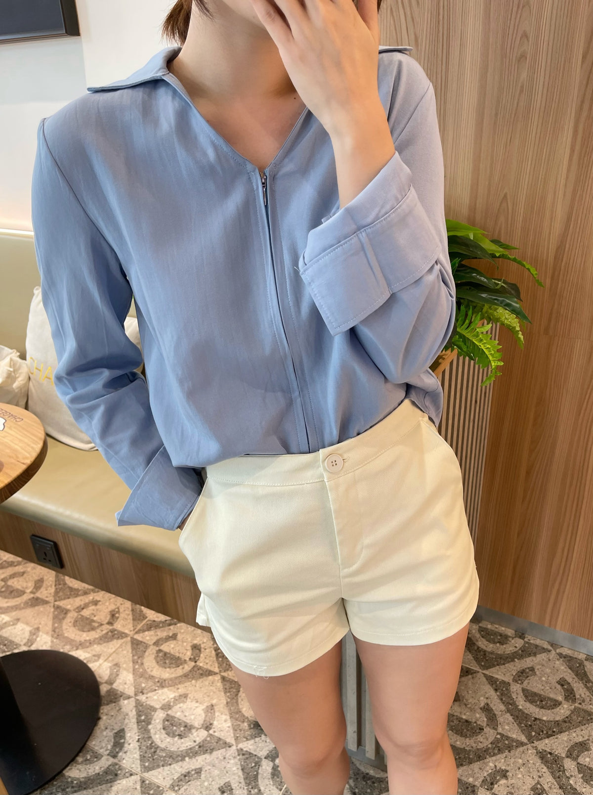 VIVI BLOUSE TOP(PLAIN)
