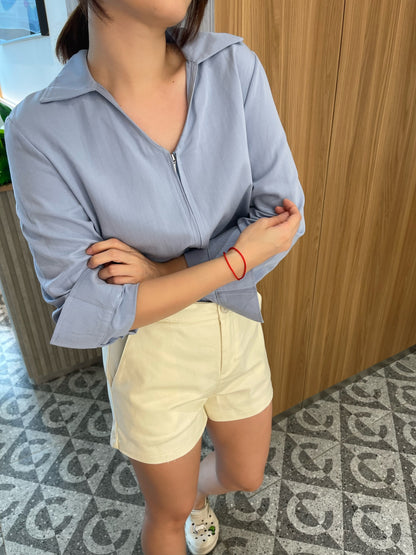 VIVI BLOUSE TOP(PLAIN)