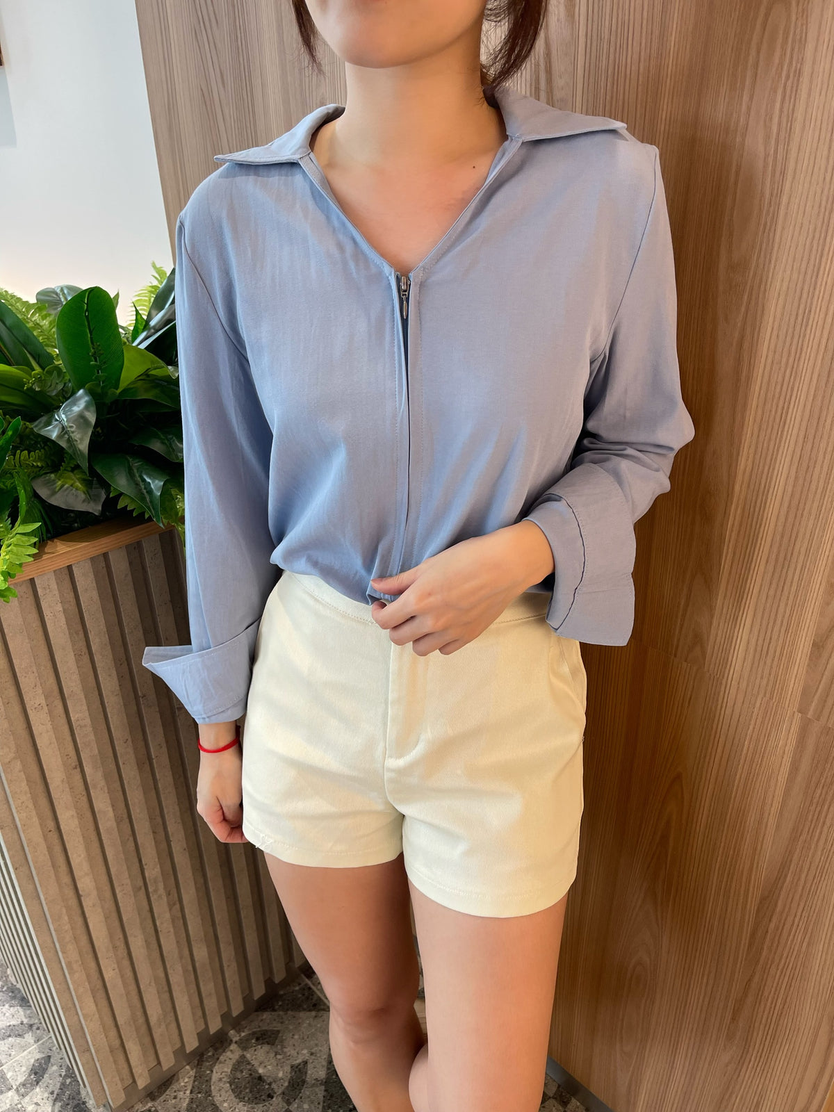VIVI BLOUSE TOP(PLAIN)