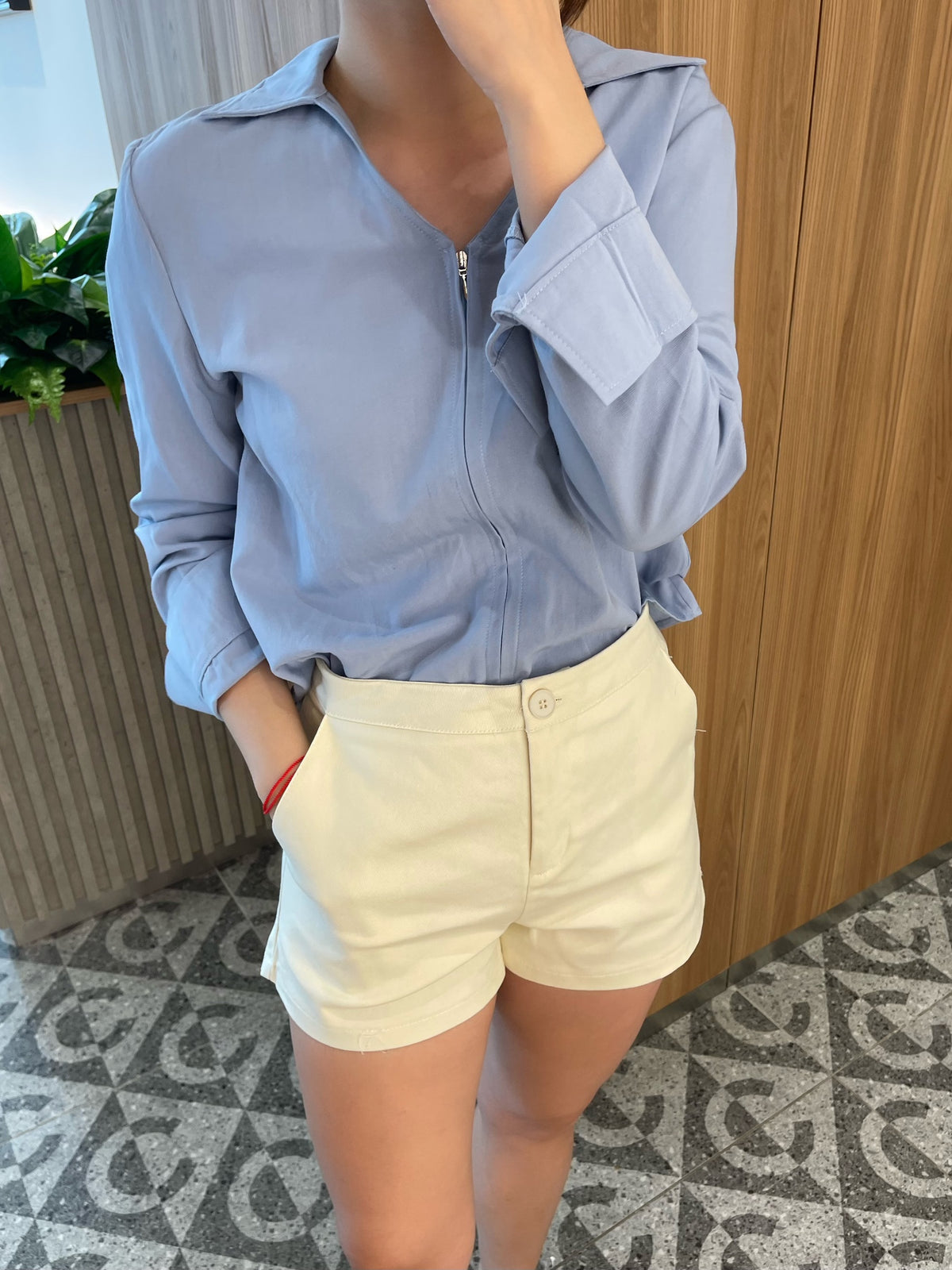 VIVI BLOUSE TOP(PLAIN)