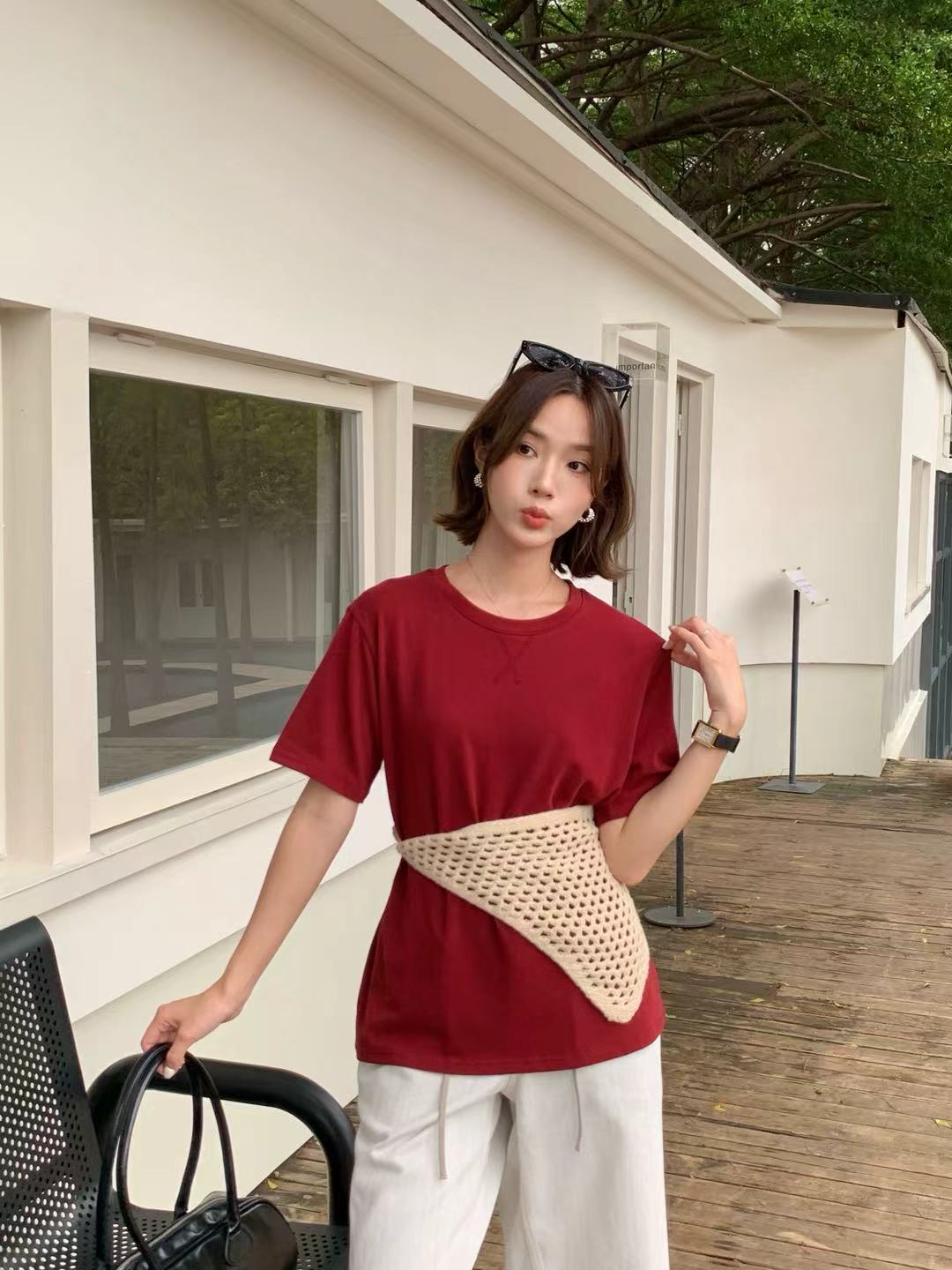COTTON BOXY T-SHIRT TEE