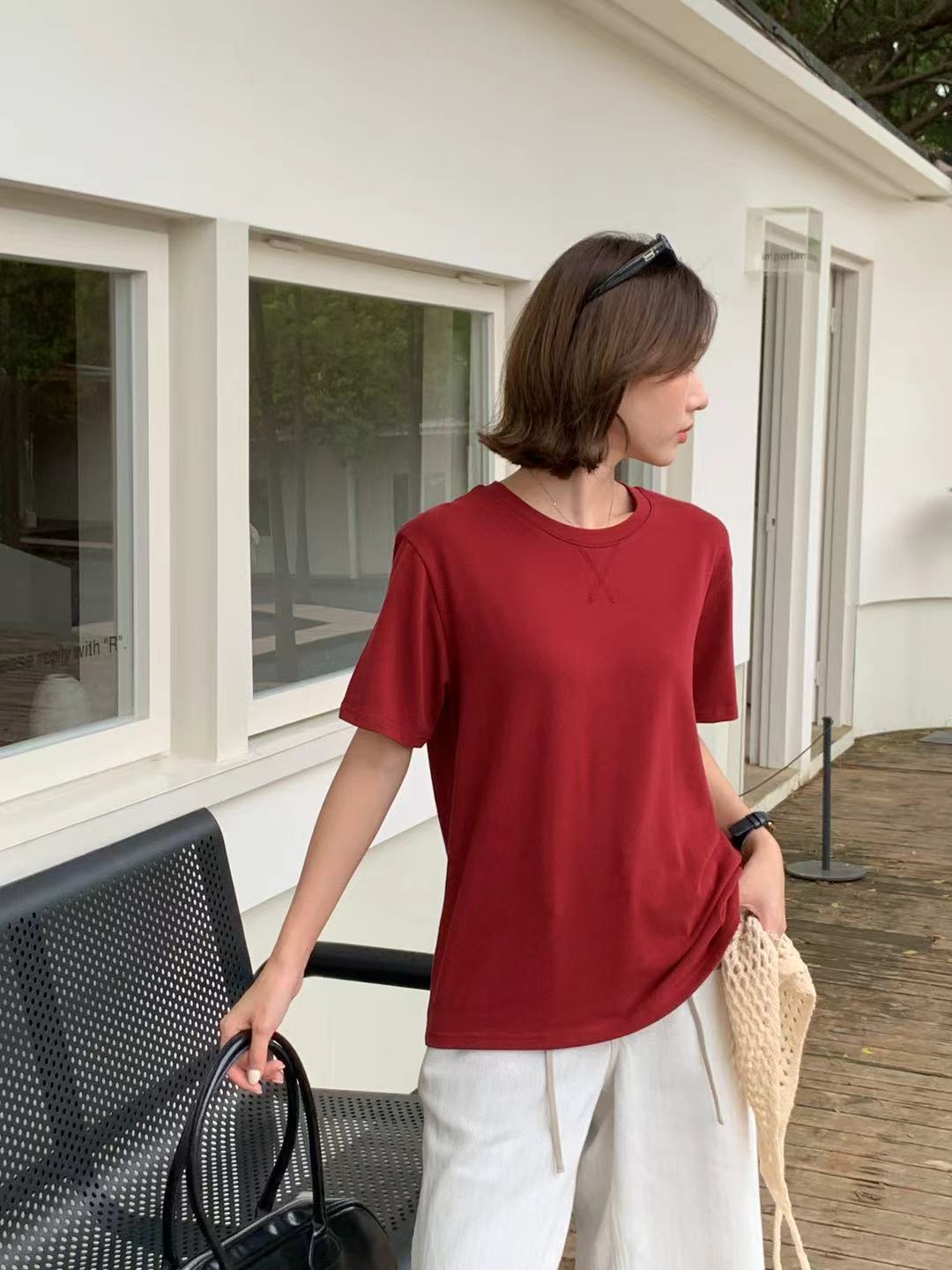 COTTON BOXY T-SHIRT TEE
