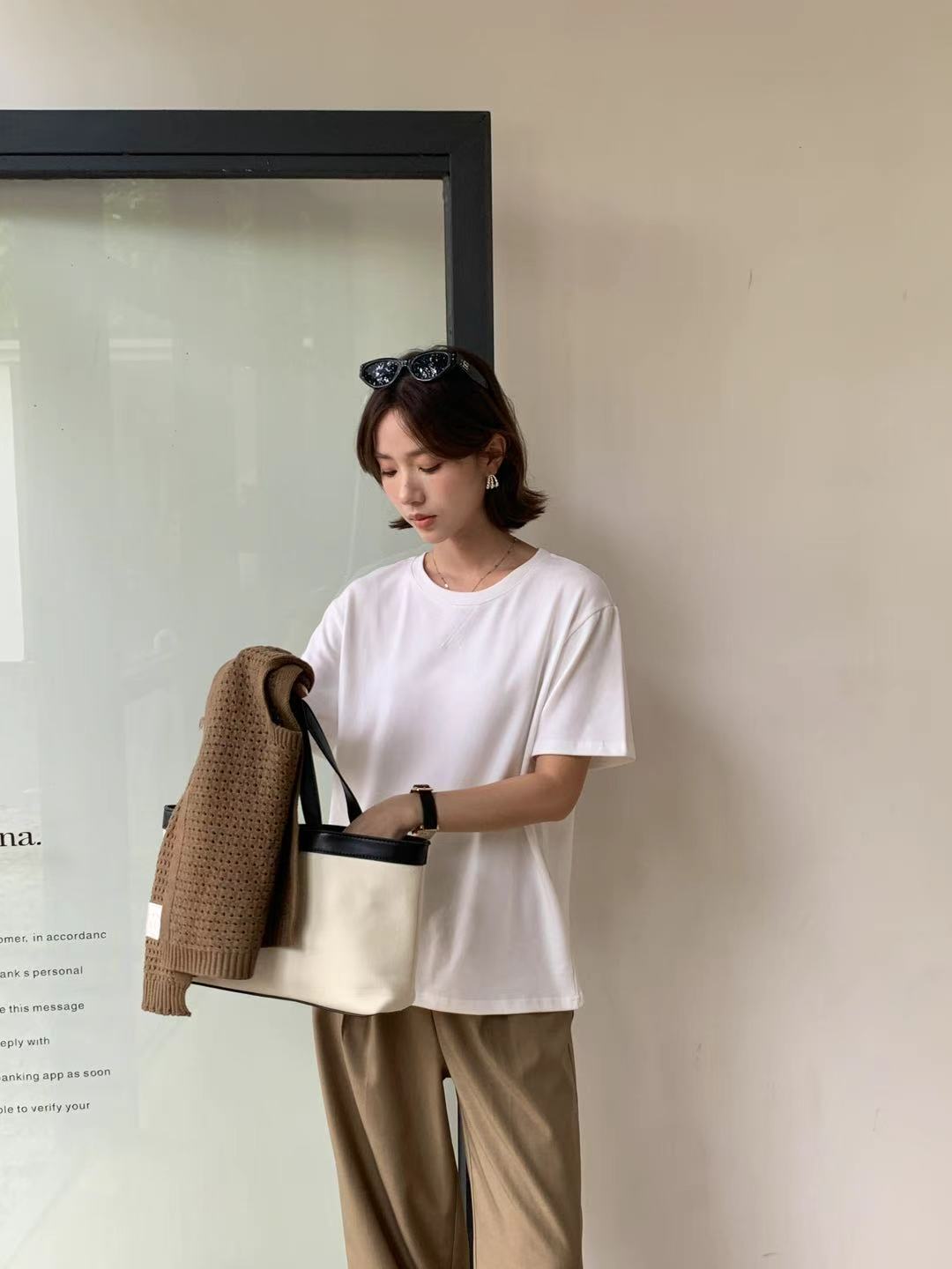 COTTON BOXY T-SHIRT TEE