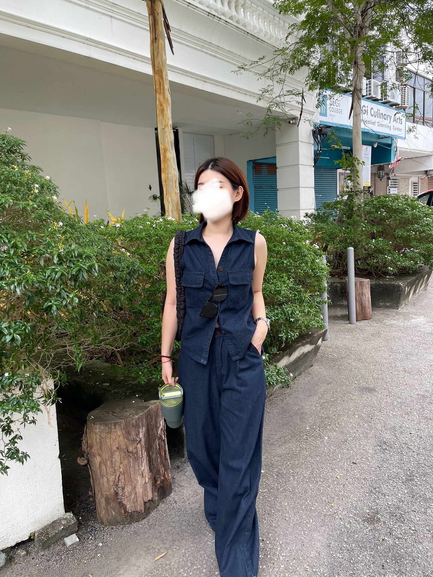 YURIS DENIM SET (TOP+BOTTOM)