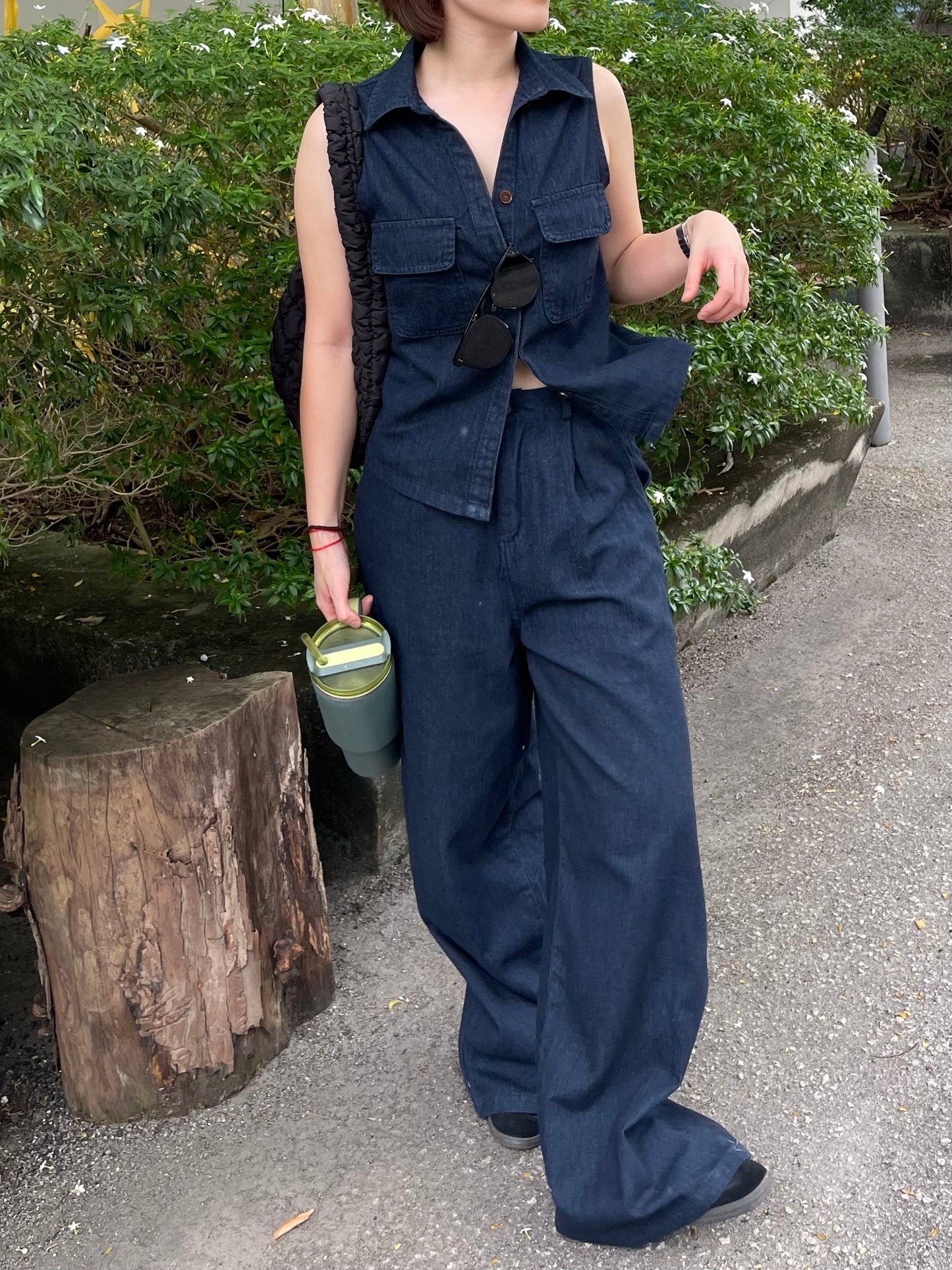 YURIS DENIM SET (TOP+BOTTOM)