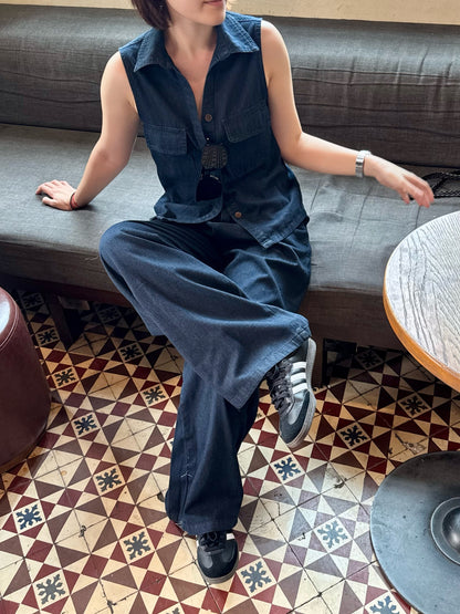 YURIS DENIM SET (TOP+BOTTOM)