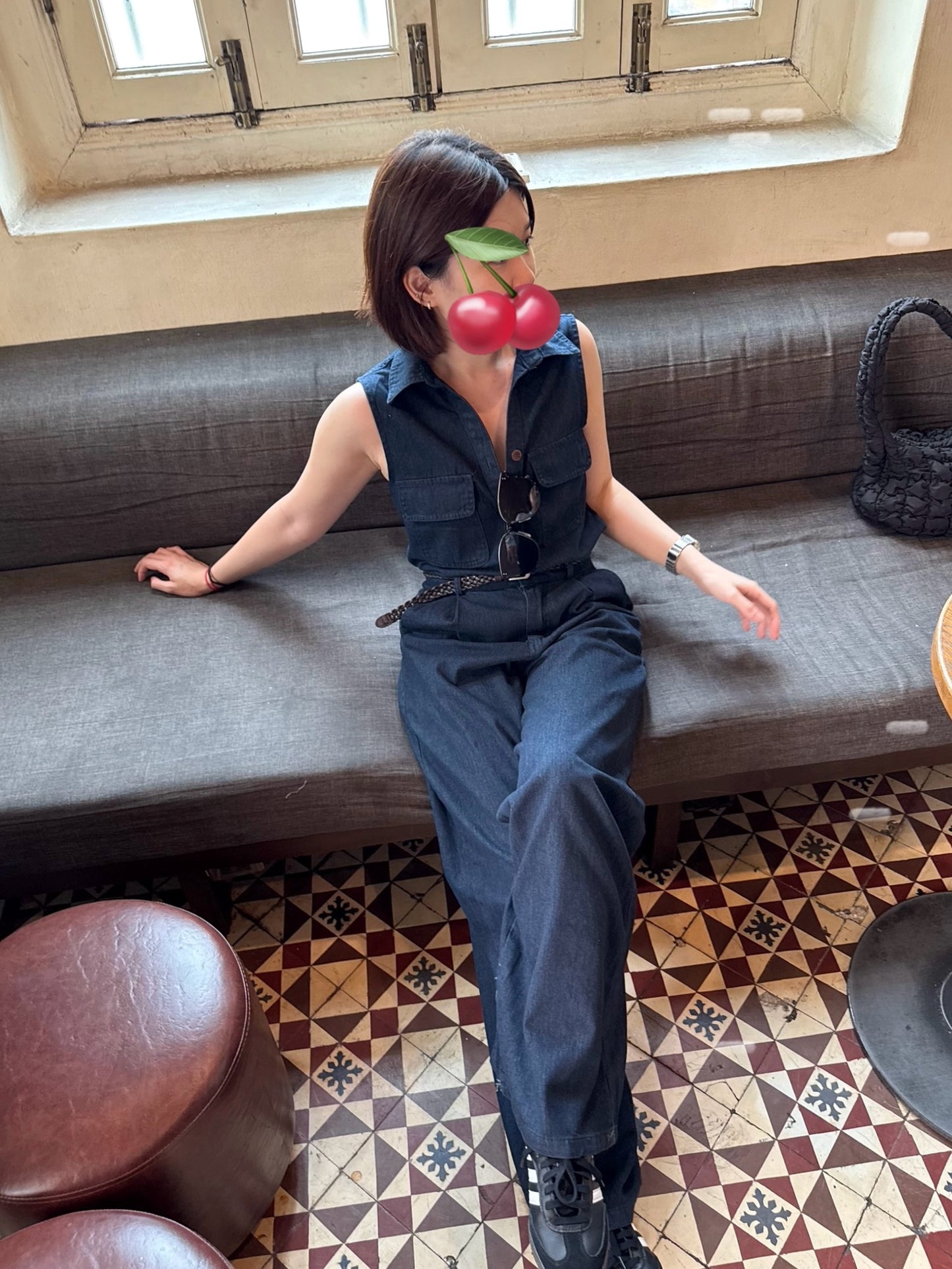 YURIS DENIM SET (TOP+BOTTOM)