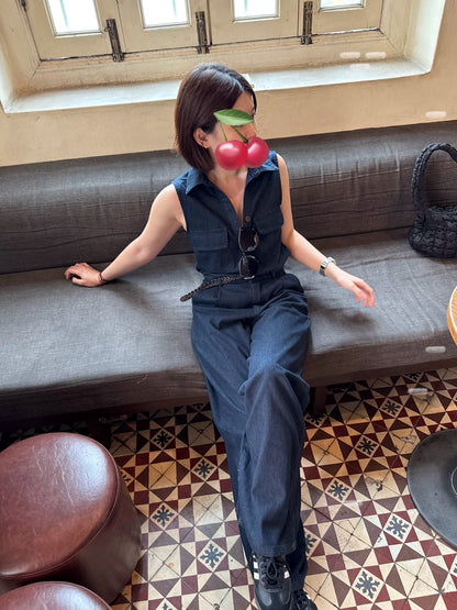 YURIS DENIM SET (TOP+BOTTOM)