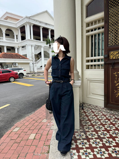 YURIS DENIM SET (TOP+BOTTOM)