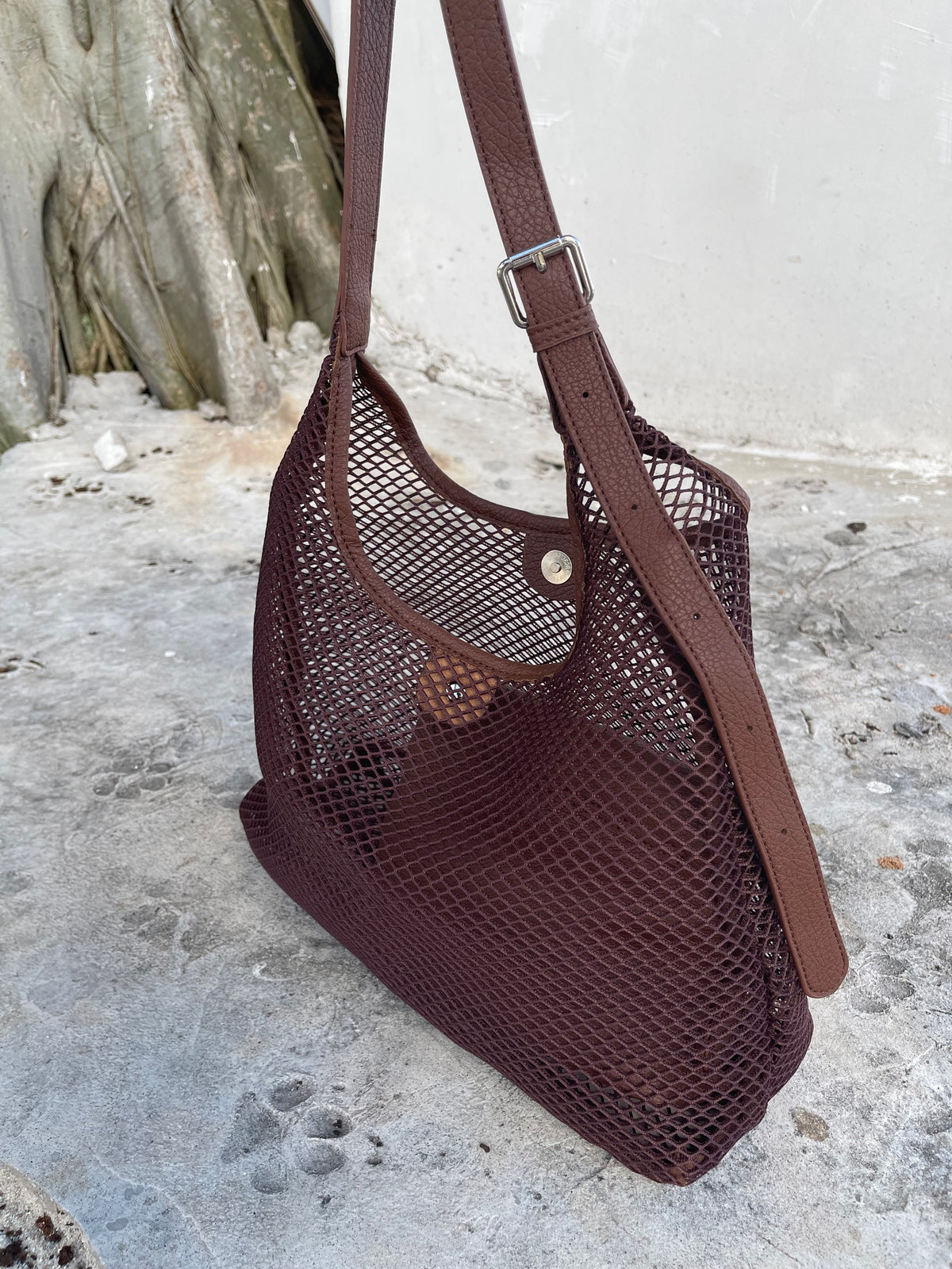 BUCKET BROWN BAG 2IN1