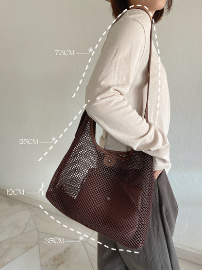BUCKET BROWN BAG 2IN1