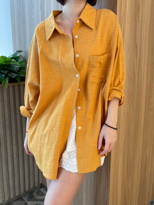 OVERSIZED BLOUSE IN ORANGE