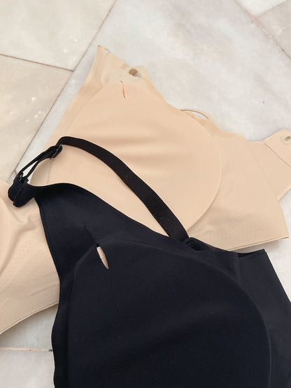 V NECK BRA TOP