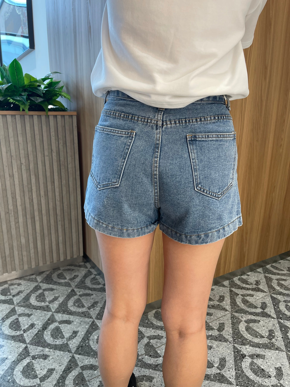 LONDI HIGHWAIST DENIM JEANS SHORT
