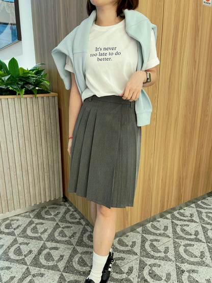 JOEY HIGHWAIST PLEATED SKIRT