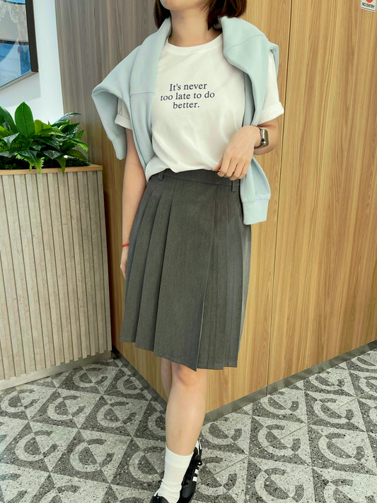 JOEY HIGHWAIST PLEATED SKIRT