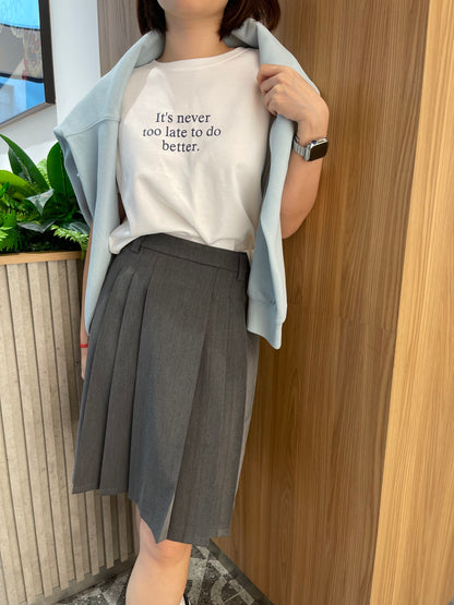 JOEY HIGHWAIST PLEATED SKIRT