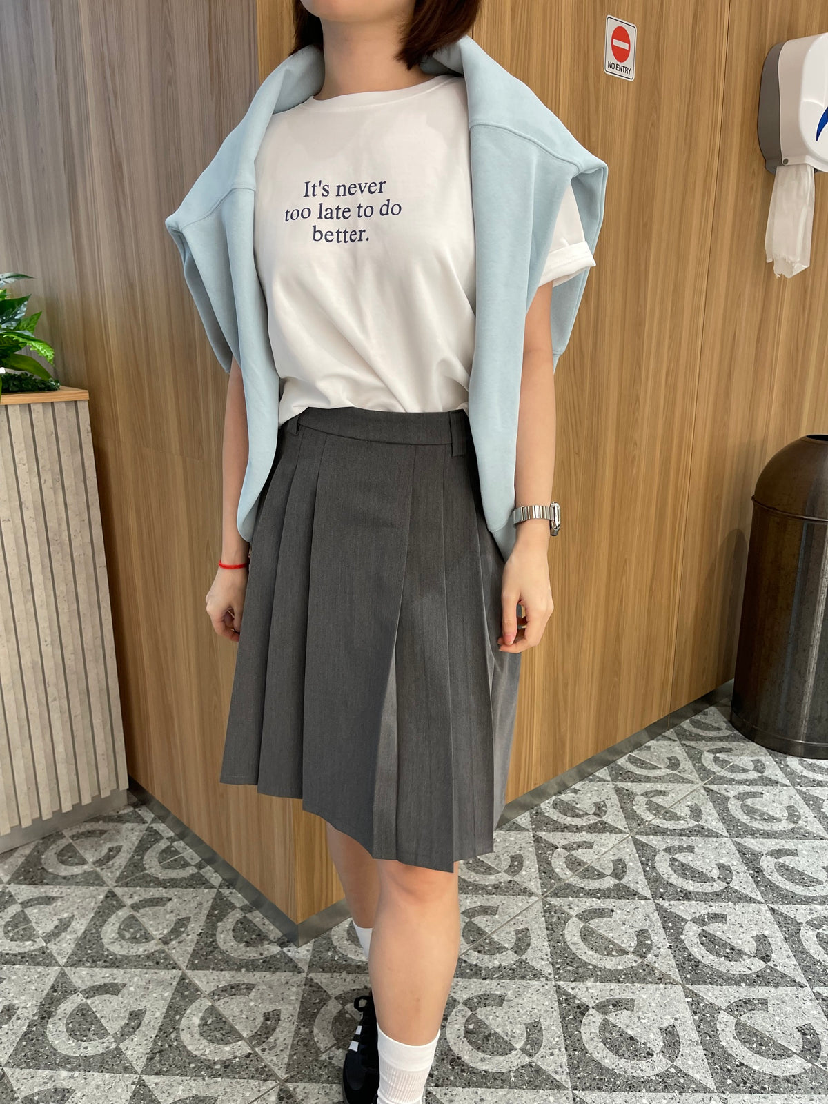 JOEY HIGHWAIST PLEATED SKIRT