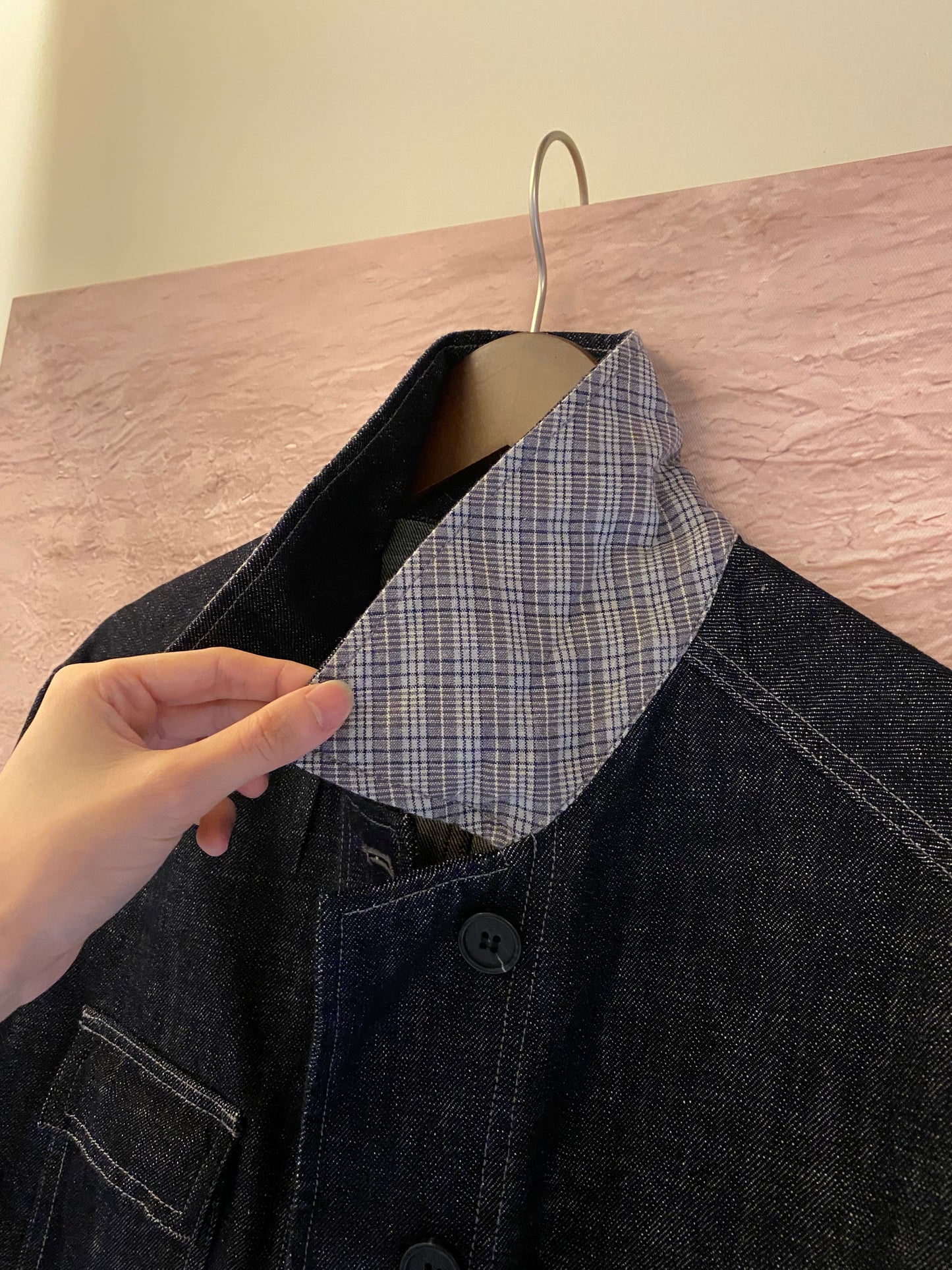 JAYDEN DENIM JACKET IN DARKBLUE